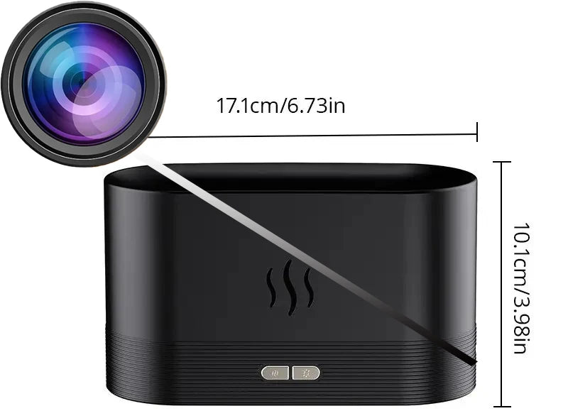 Mini Camera Clock Full HD 1080P Wireless WiFi Camera Home Monitoring Control IR Night View DVR Monitoring Video Mist humidifier