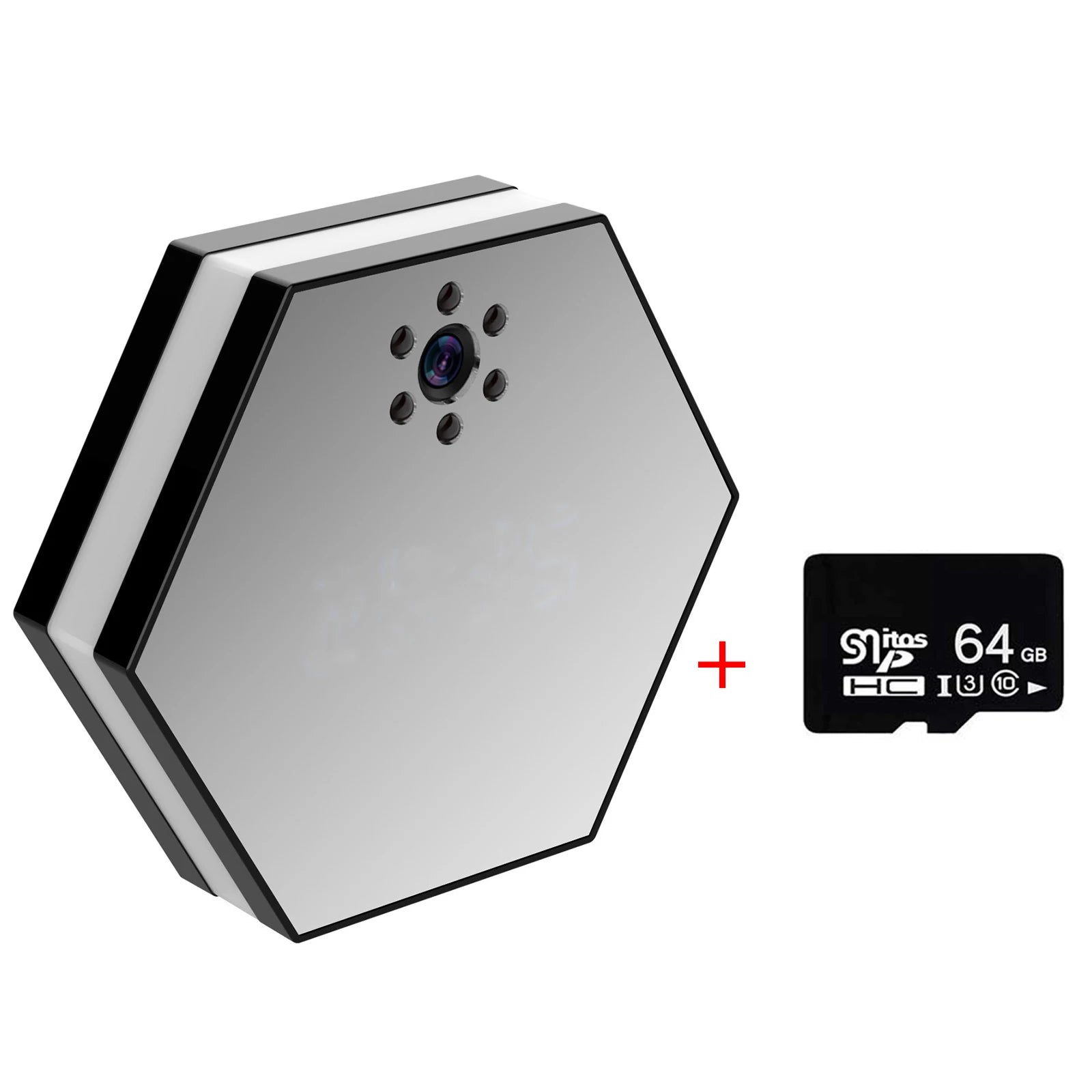 130° PTZ Alarm Clock Mini Cam Full Aluminum Alloy Digital Clock Cameras 1080P Wireles WiFi IR Night Vision Camcorder Recorder