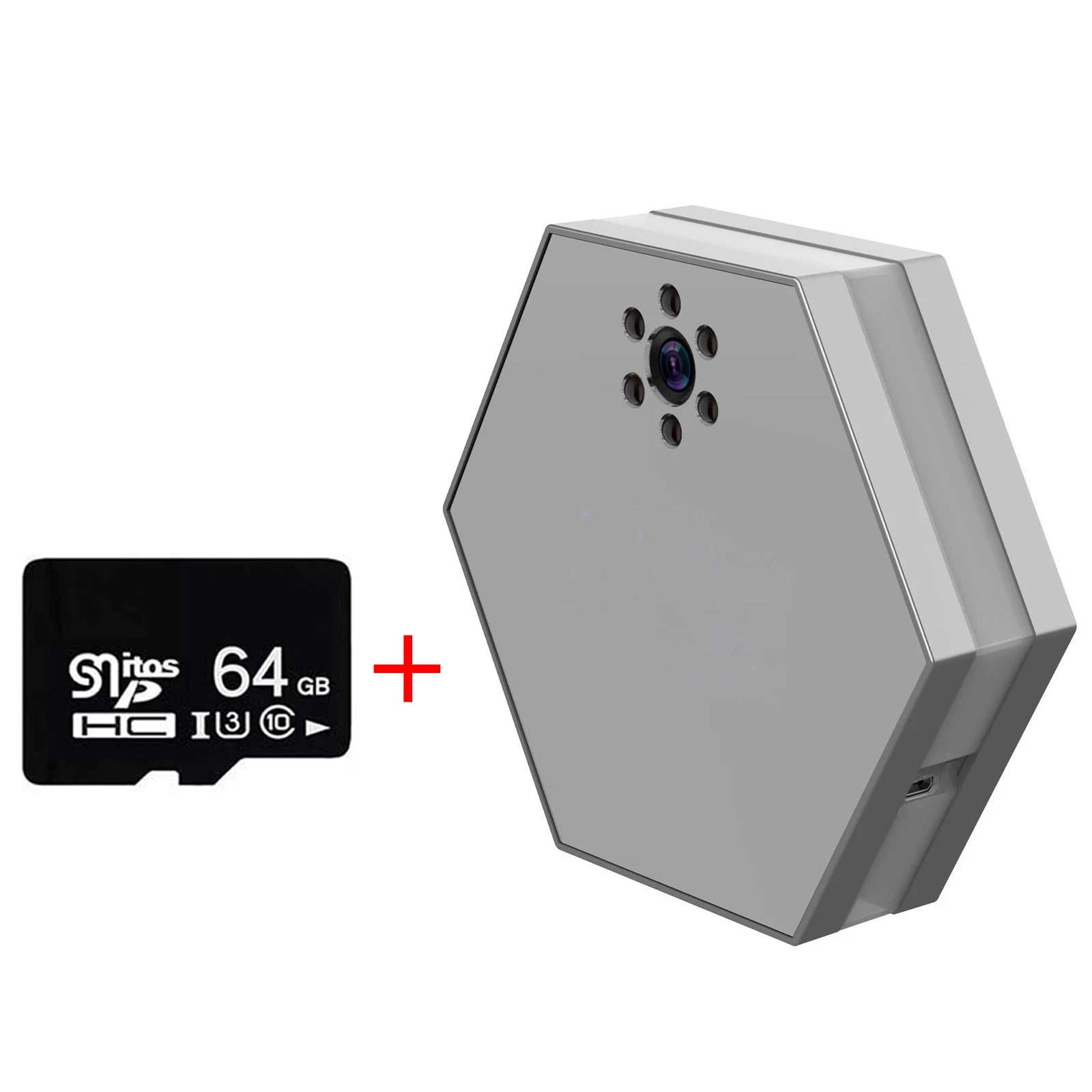130° PTZ Alarm Clock Mini Cam Full Aluminum Alloy Digital Clock Cameras 1080P Wireles WiFi IR Night Vision Camcorder Recorder