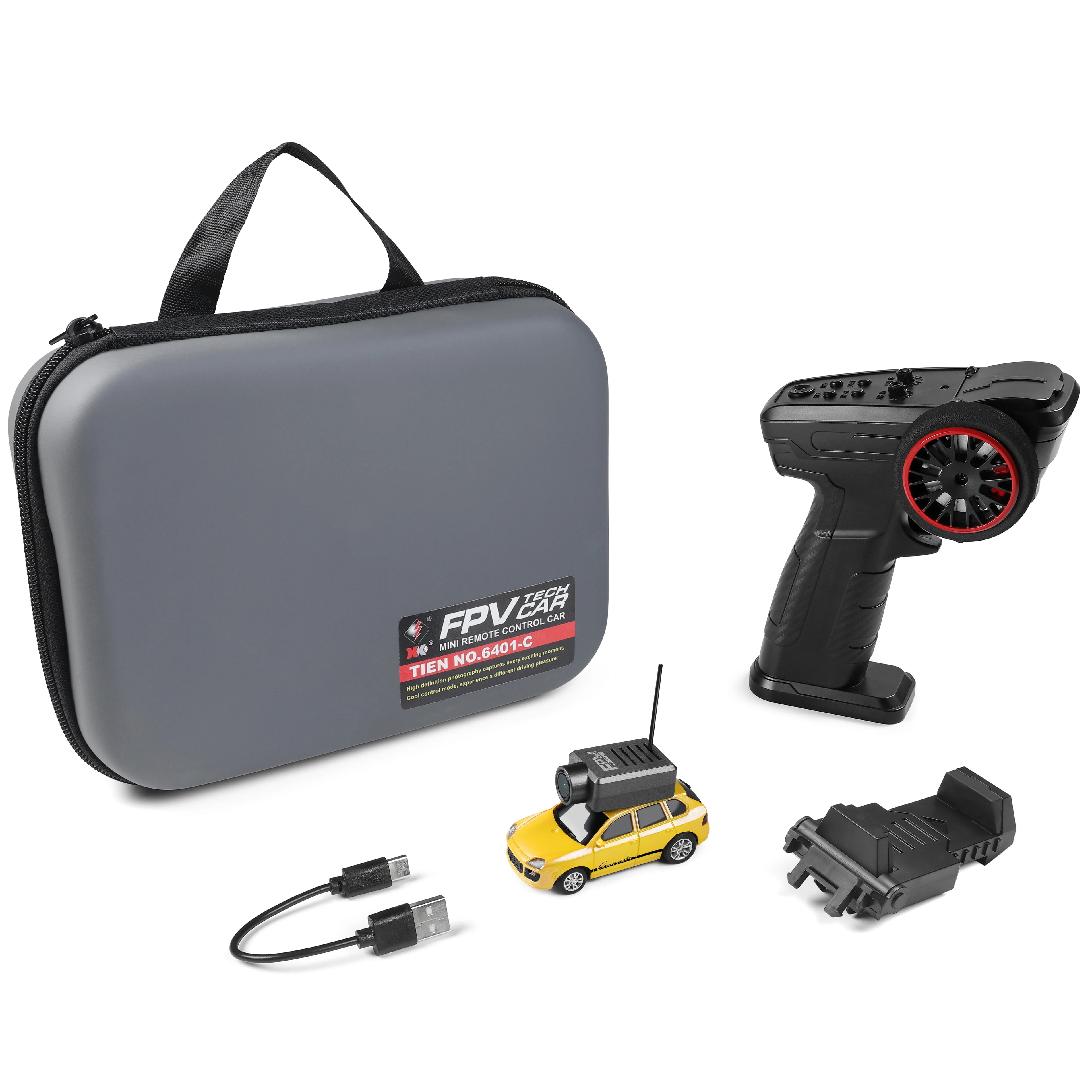 1/64 Mini RC Car 2.4G RC Drift Cars With FPV HD Wide Angle Camera & 3-Speed Modes Racing Car Toy for Kids Adults