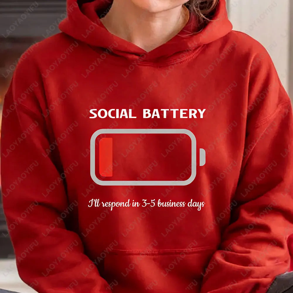 Neurodivergent Pride Sensory Regulation Hoodie Mental Anxiety Social Sweatshirt for Audhd Sarcastic Autism Winter Clothes Women