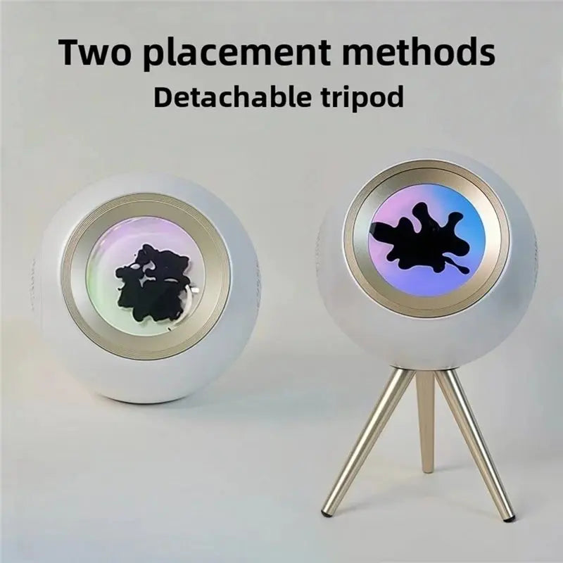 Stable Performance-Companion Visual Display Lamp 30W Ferrofluid Music Rhythm Lamp Bluetooth Speaker Magnetic Fluid Pickup