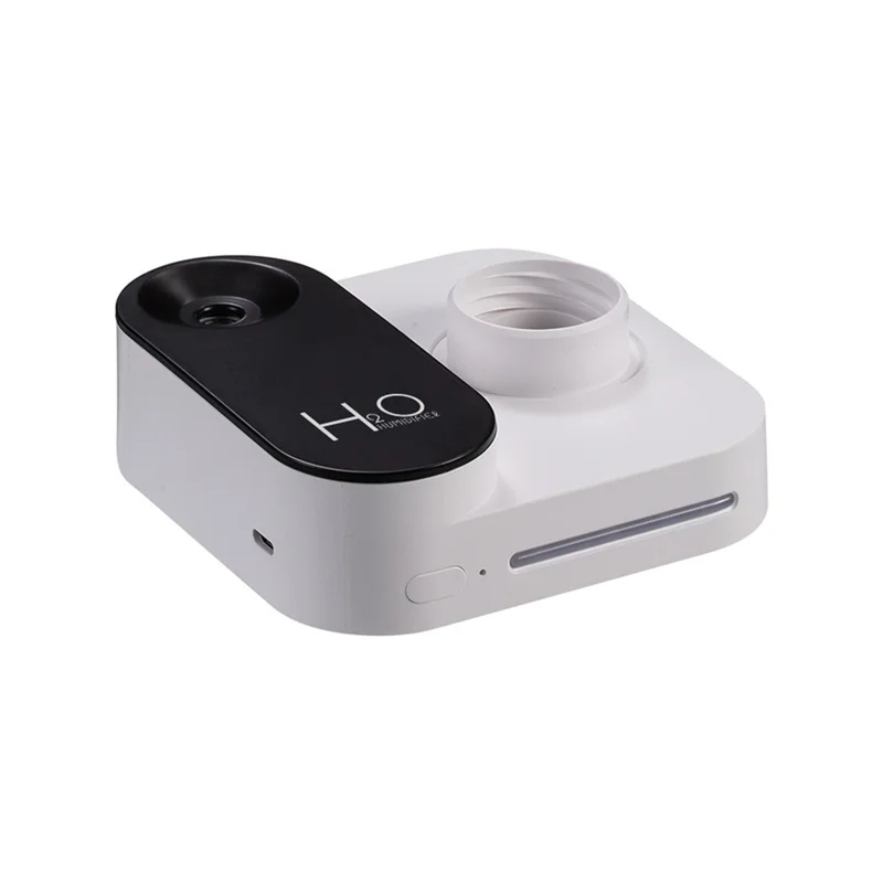 HRBAJ-Mini Camera Shape Humidifier USB Portable Large Mist Volume Desktop Water Bottle Humidifier For Bedroom Office A