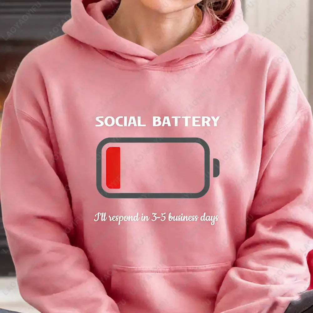 Neurodivergent Pride Sensory Regulation Hoodie Mental Anxiety Social Sweatshirt for Audhd Sarcastic Autism Winter Clothes Women