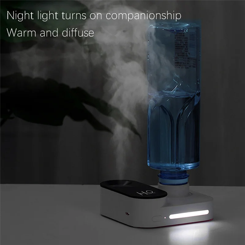 HRBAJ-Mini Camera Shape Humidifier USB Portable Large Mist Volume Desktop Water Bottle Humidifier For Bedroom Office A