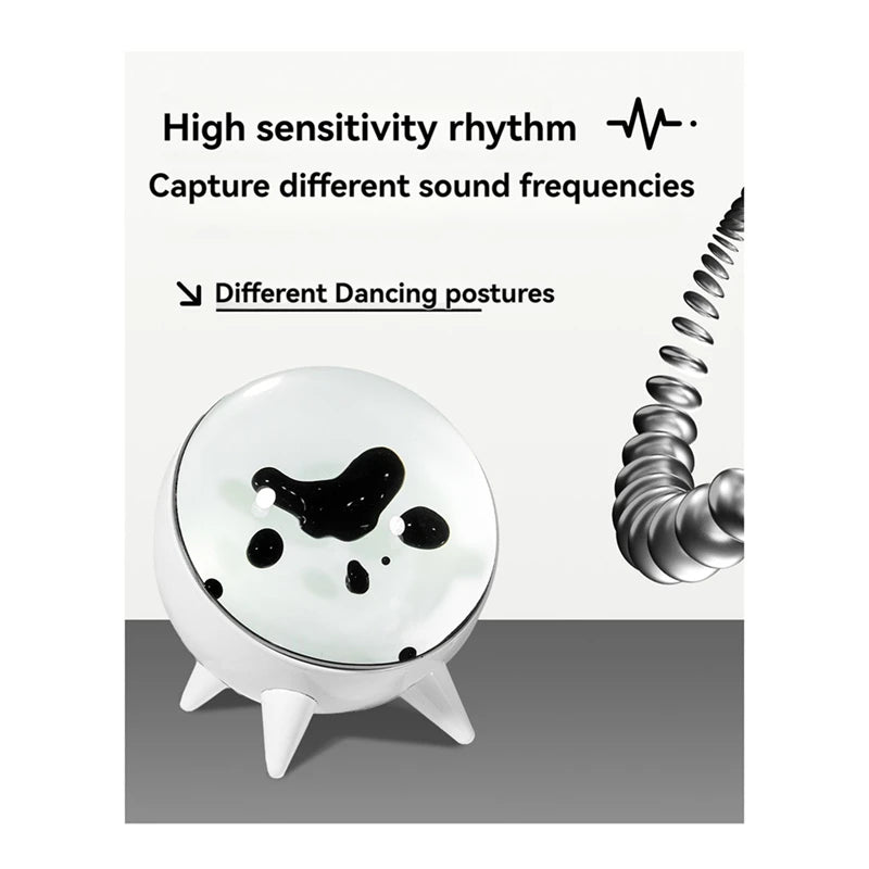 Magnetic Fluid Pickup Music Rhythm Light - Visualized Desktop Ornament,Home Decoration Speaker Sound Partner Light