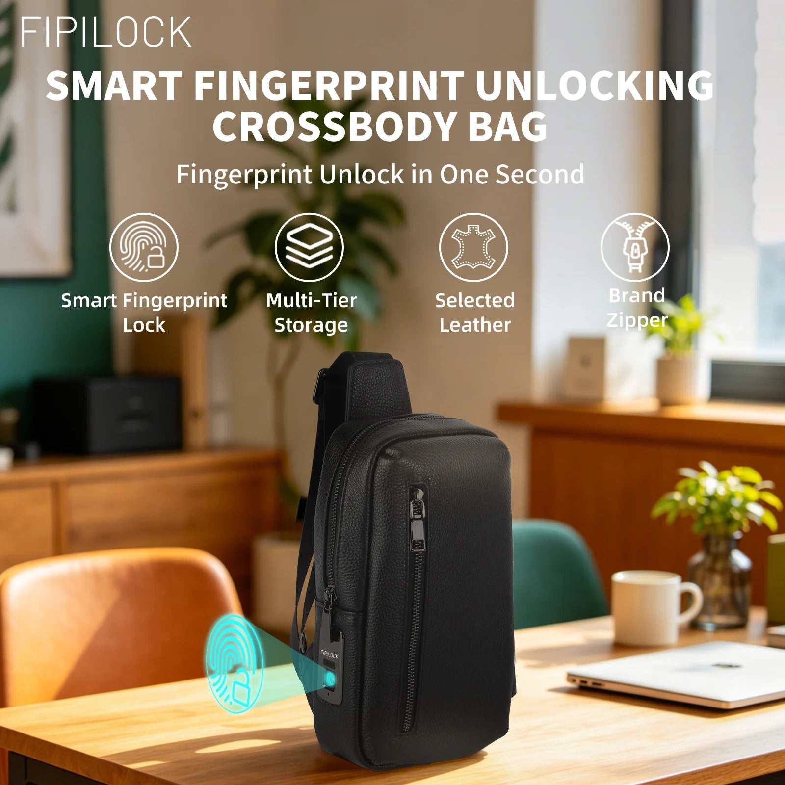 Smart Fingerprint Unlock Bag