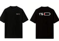 2026 New Women's Summer Casual Elegant Loose Long T-shirt with 1% Battery Graphic Print Black Round Neck Short-Sleeved Tops