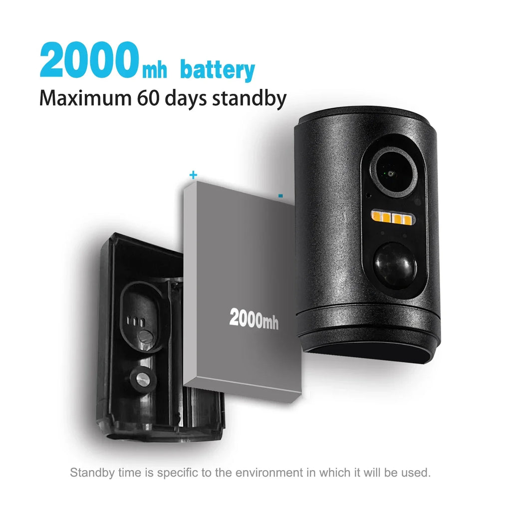 1080P Mini Battery Camera Built-in Battery PIR Sensor Motion Detection Wireless Video Security CCTV HD Home Baby Monitor Camera