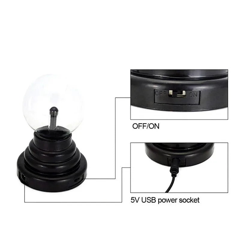 Full HD 2K 1080P WiFi Mini Camera USB Magic Lamp Ion Lamp Ball Glass Lamp 3-inch Camera Home Night View DVR Monitoring Video