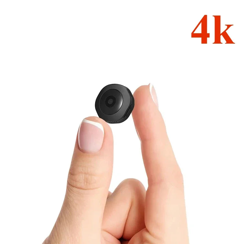 4K 1080P HD Mini WiFi Camera Night Vision Motion Detection Cam Video Voice Recorder Indoor Portable Cameras for Home and Office