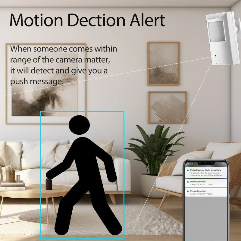 XMeye WIFI Camera 5MP Audio 940nm PIR Invisible Mini Indoor IP Camera H.265 2MP Night Vision HD LED IR Security CCTV Cam