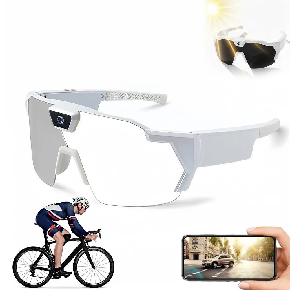 NEW HD Video Glasses Action Camera Sunglasses Smart Glasses Sports Glasses Outdoor Bicycle Motorcycle Driver Recorder Walk Cam
