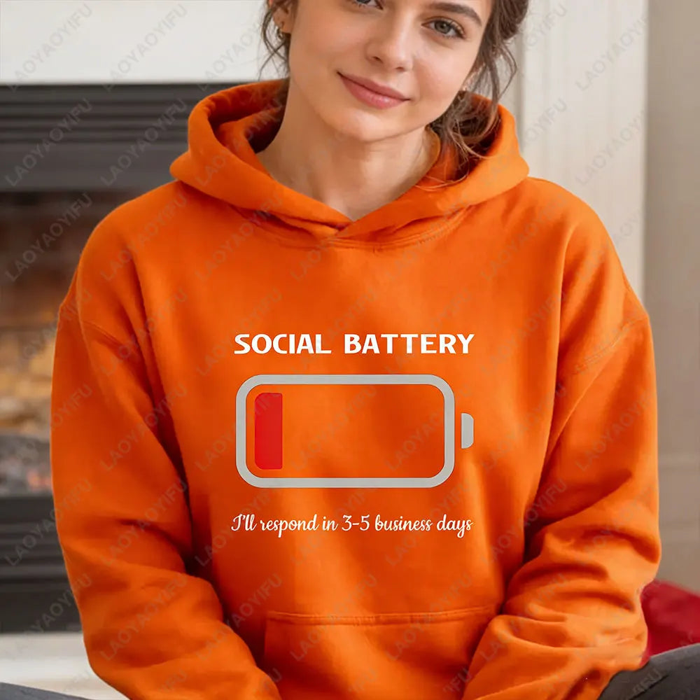 Neurodivergent Pride Sensory Regulation Hoodie Mental Anxiety Social Sweatshirt for Audhd Sarcastic Autism Winter Clothes Women
