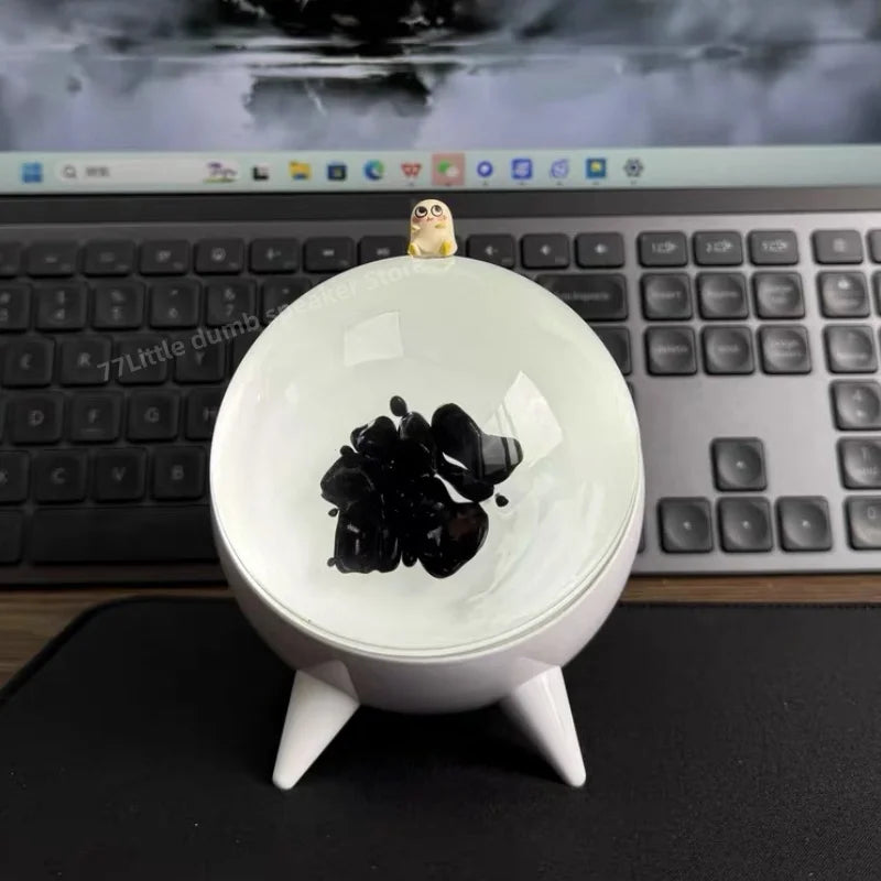 Magnetic Fluid Pickup Music Rhythm Light - Visualized Desktop Ornament,Home Decoration Speaker Sound Partner Light