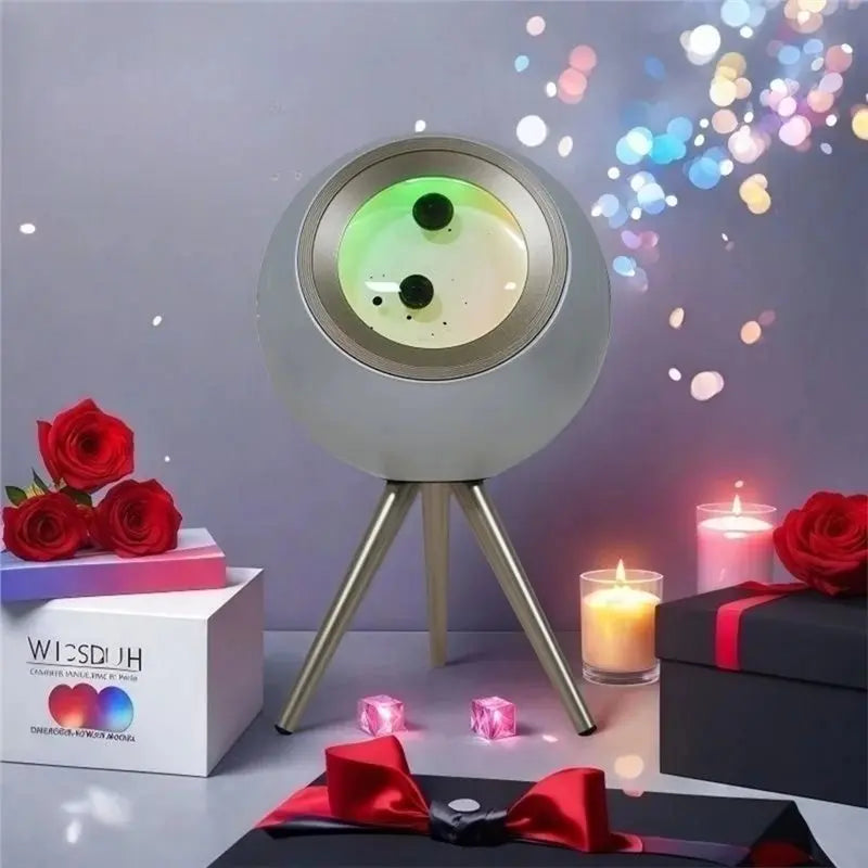Stable Performance-Companion Visual Display Lamp 30W Ferrofluid Music Rhythm Lamp Bluetooth Speaker Magnetic Fluid Pickup