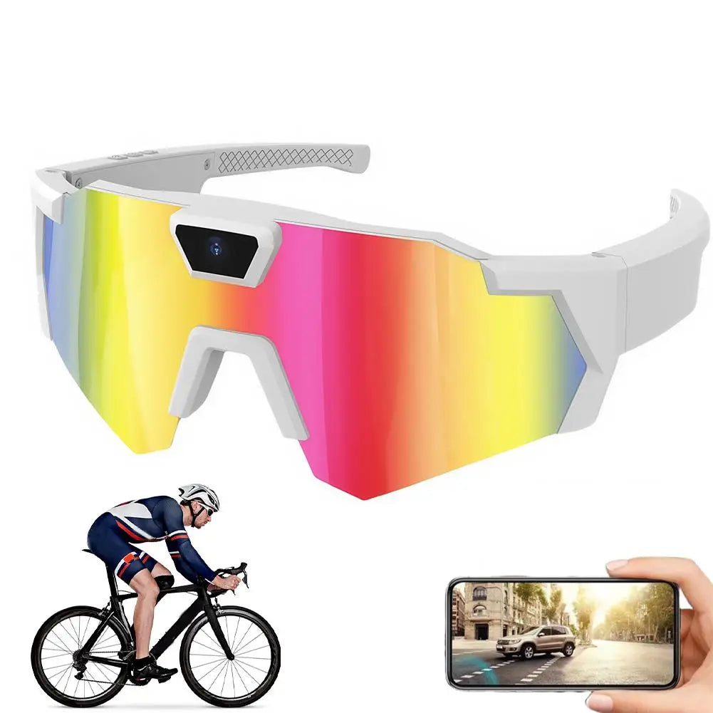 NEW HD Video Glasses Action Camera Sunglasses Smart Glasses Sports Glasses Outdoor Bicycle Motorcycle Driver Recorder Walk Cam