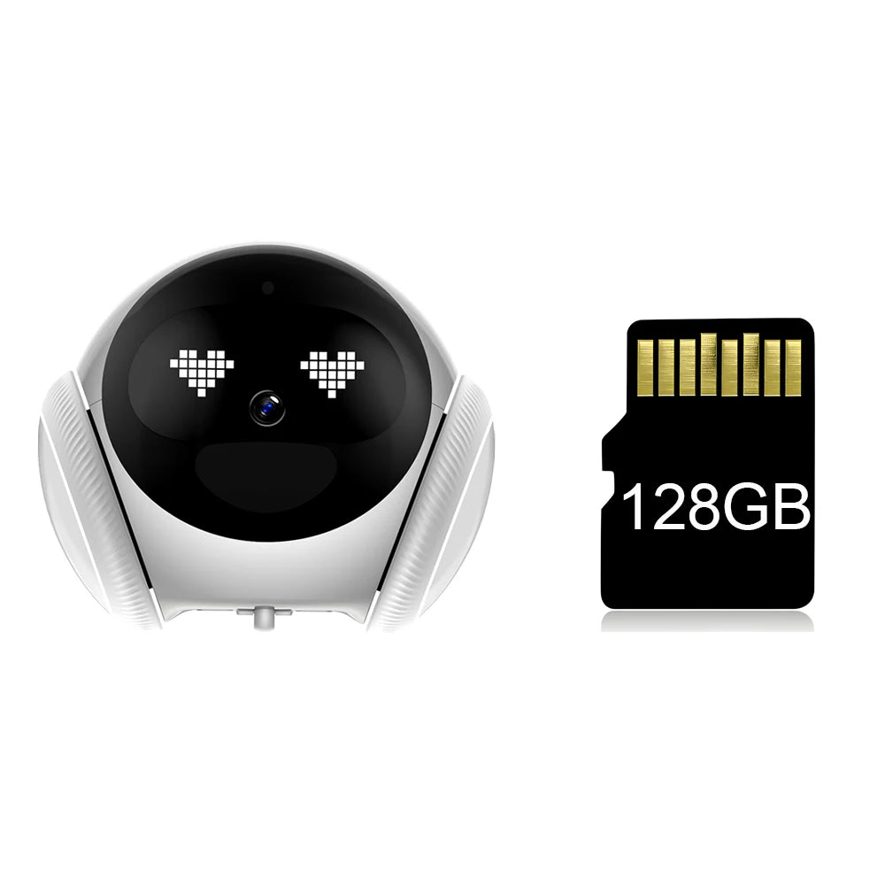Famue Automatic Charging Robot Camera HD 2K 5G WIFI IP Camera Pet Mobile Tracking Night Vision CCTV Remote View TUYA APP Camera