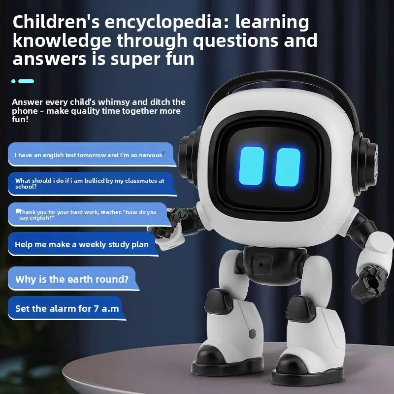 A university professor with a complete machine body, suitable for enhancing children's learning abilities and solving problems