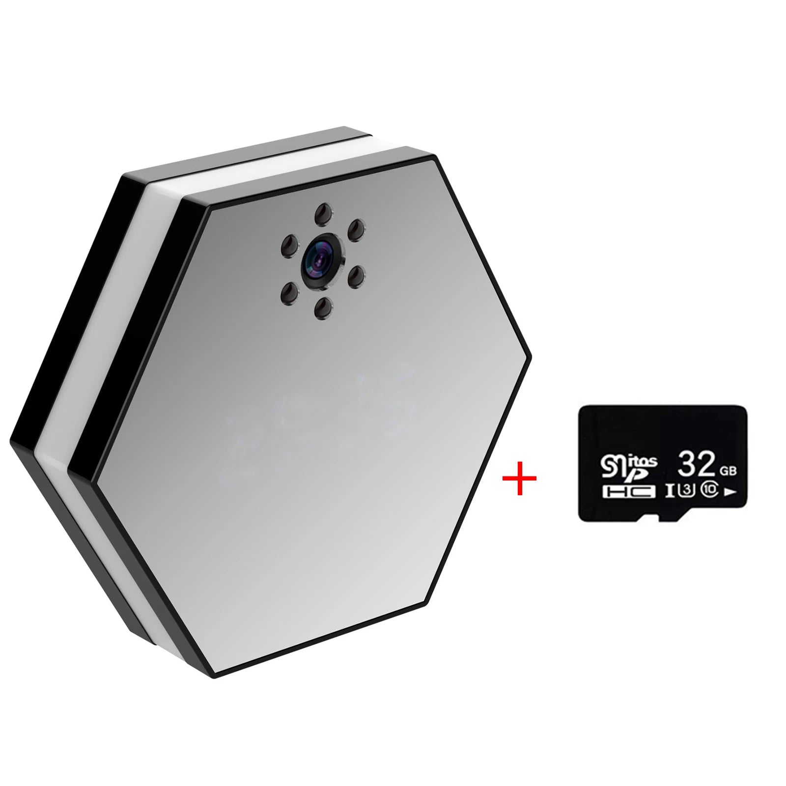 130° PTZ Alarm Clock Mini Cam Full Aluminum Alloy Digital Clock Cameras 1080P Wireles WiFi IR Night Vision Camcorder Recorder