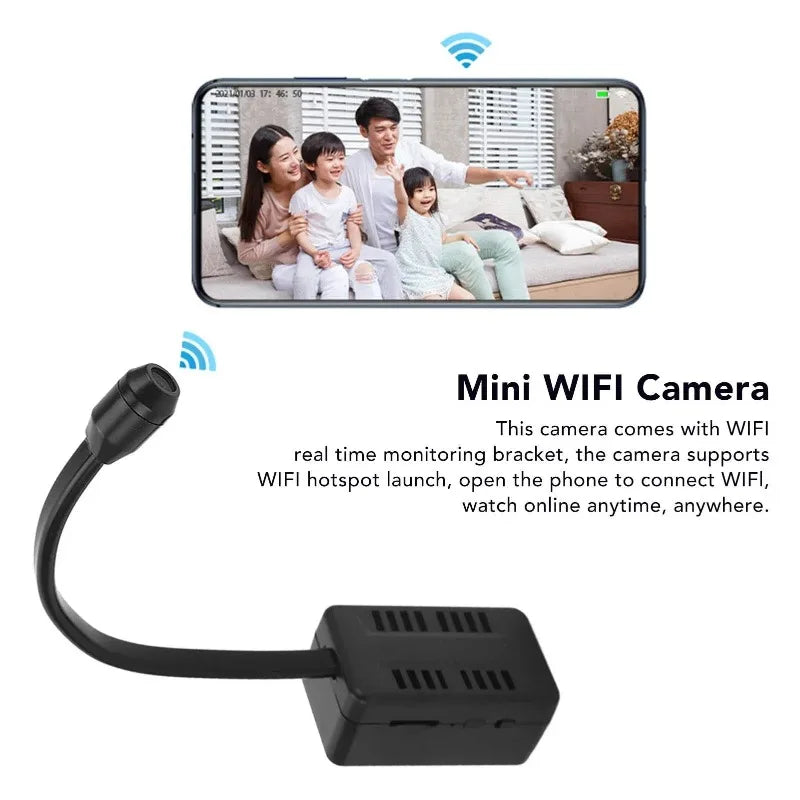 Mini Camera 1080P HD WiFi Wireless Camera Video Recorder Home Security Surveillance Motion Detection P2P Camcorder Remote View