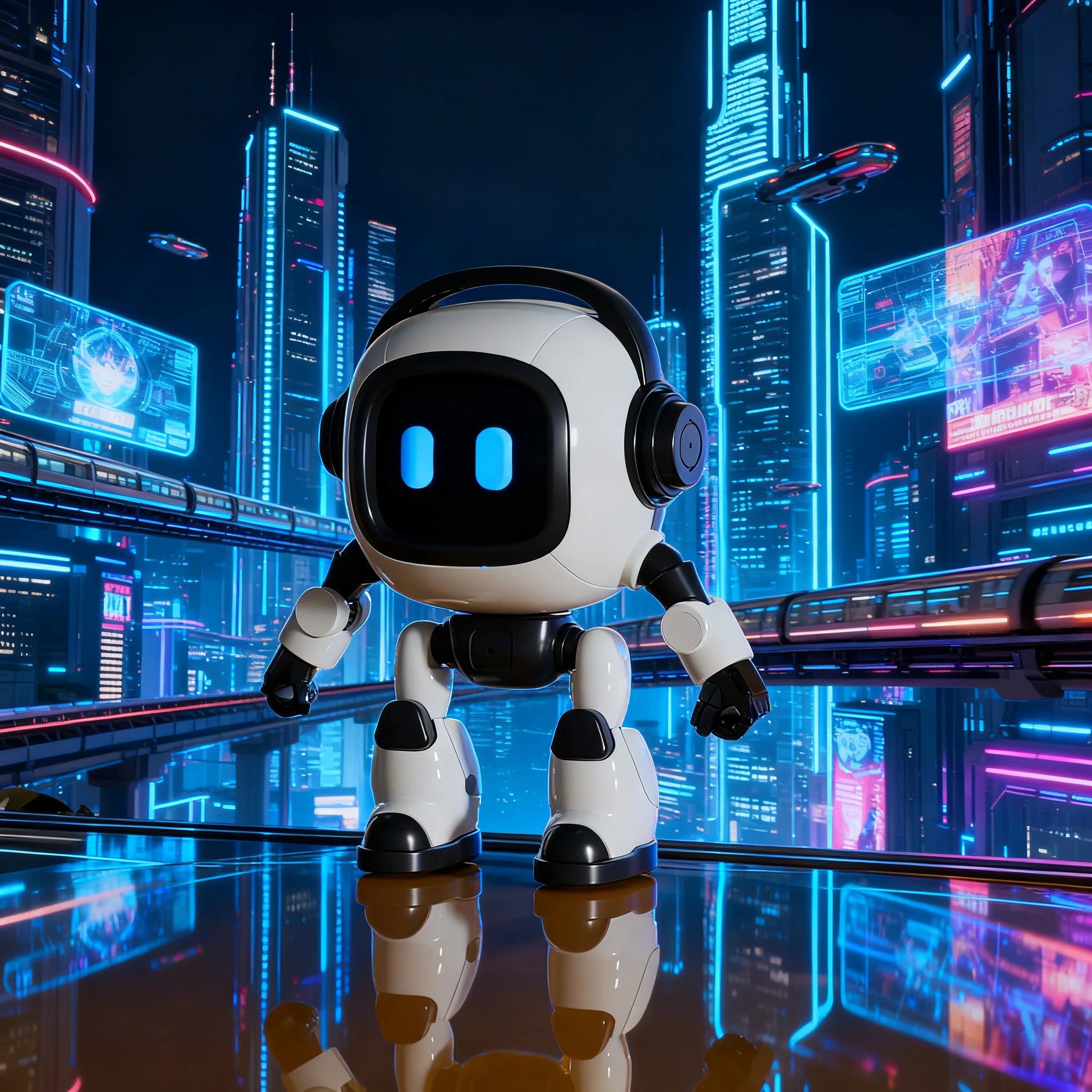 A university professor with a complete machine body, suitable for enhancing children's learning abilities and solving problems