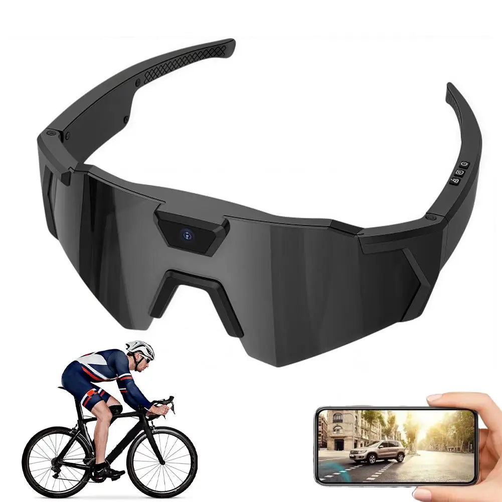 NEW HD Video Glasses Action Camera Sunglasses Smart Glasses Sports Glasses Outdoor Bicycle Motorcycle Driver Recorder Walk Cam