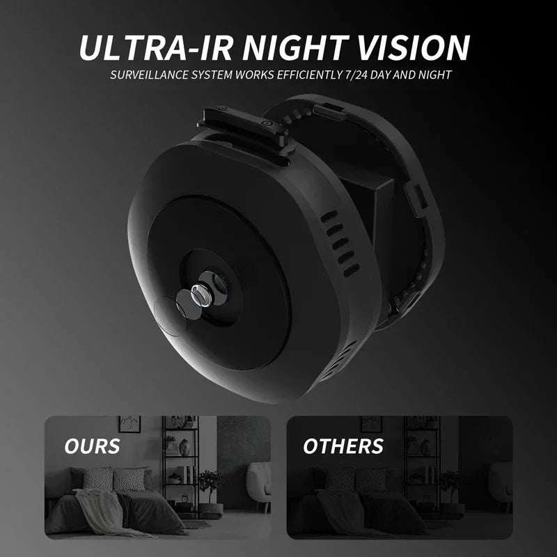 4K 1080P HD Mini WiFi Camera Night Vision Motion Detection Cam Video Voice Recorder Indoor Portable Cameras for Home and Office