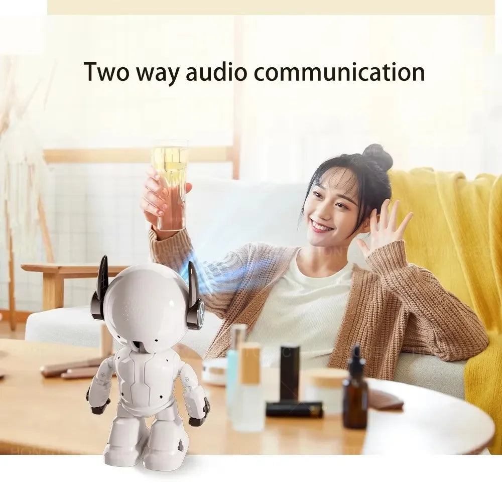 Robot Camer Wifi 5MP Indoor Home Security Camer Cd Card Night Vision Two Way Audio Auto Tracking Indoor Baby Monito