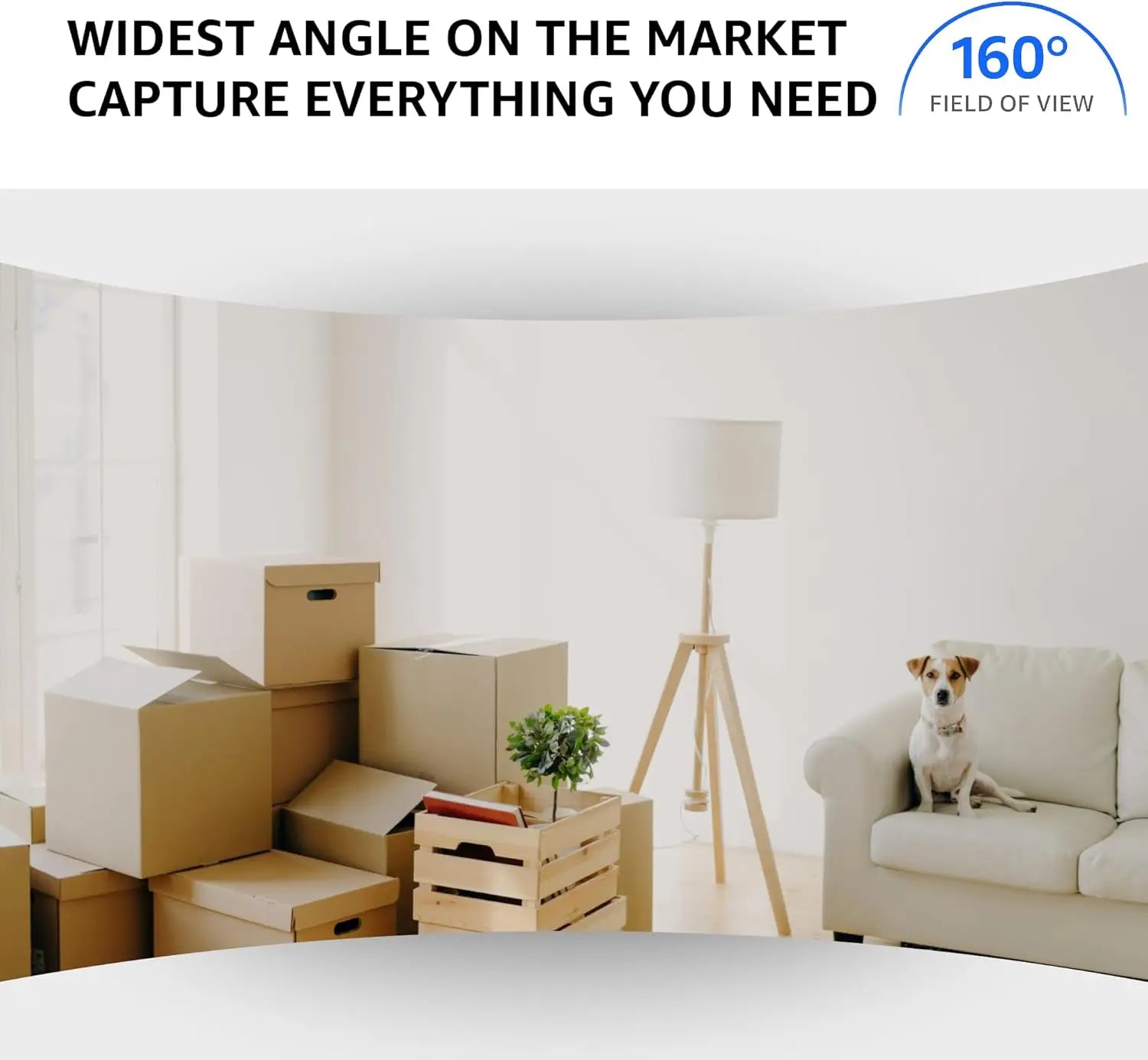 Smart WiFi Camera with 160° Wide Angle, Real-Time Monitoring via App – Mini Type-C Plug for Home & Pets – 2.4G/5G WiFi