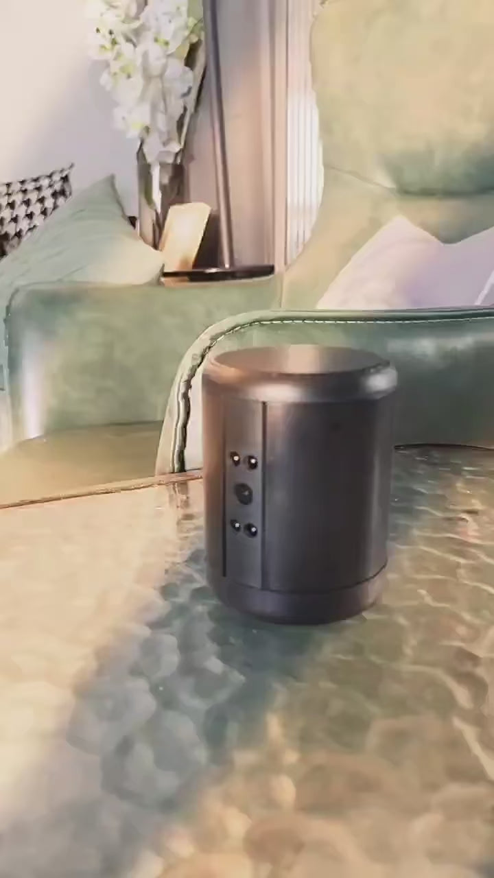 WiFi Security Camera Speaker Video Recorder HD Night Vision 140 Degree Wide Angle Lens 2 Way Talk 2K Loop Recording for Office