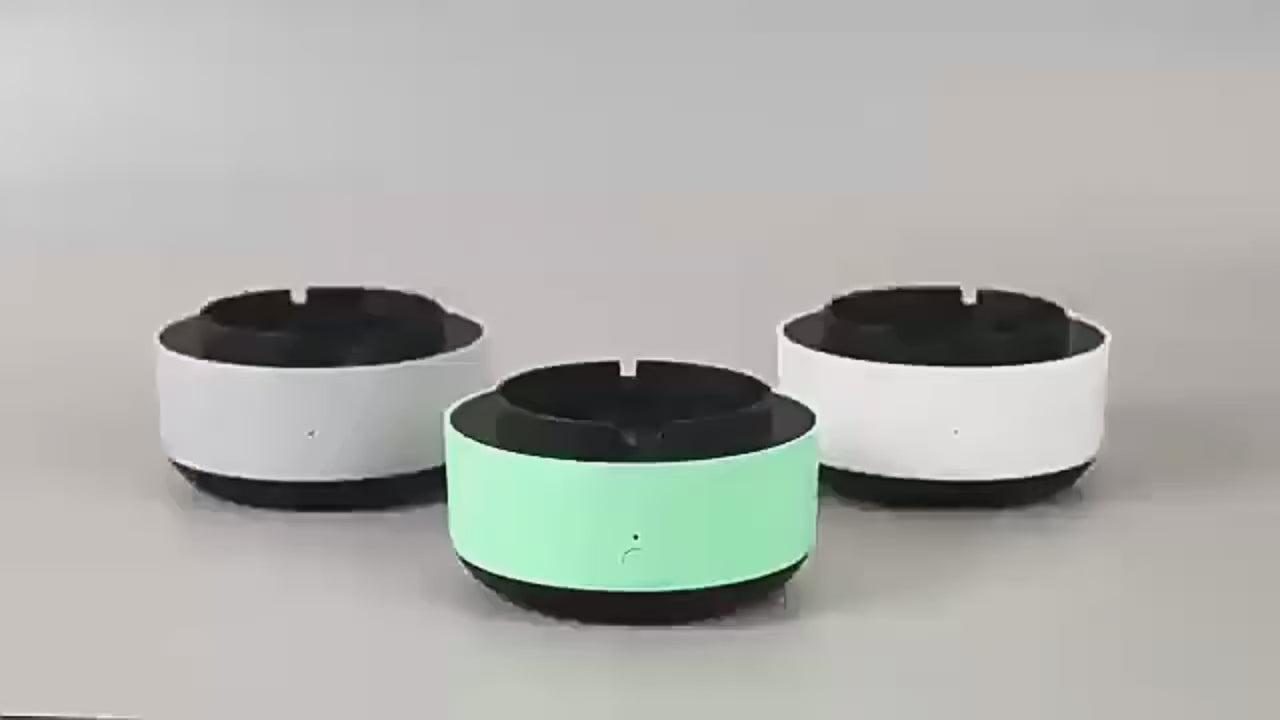 2-in-1 Intelligent Smoke-free Ashtray, Instantly Eliminates The Smell Of Second-hand Smoke, Does Not Include Batteries, Suitable