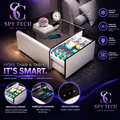 Smart Side Table with Fridge, Smart Nightstand with Refrigerator, Induction Light, Temperature Control, Wireless, Customized