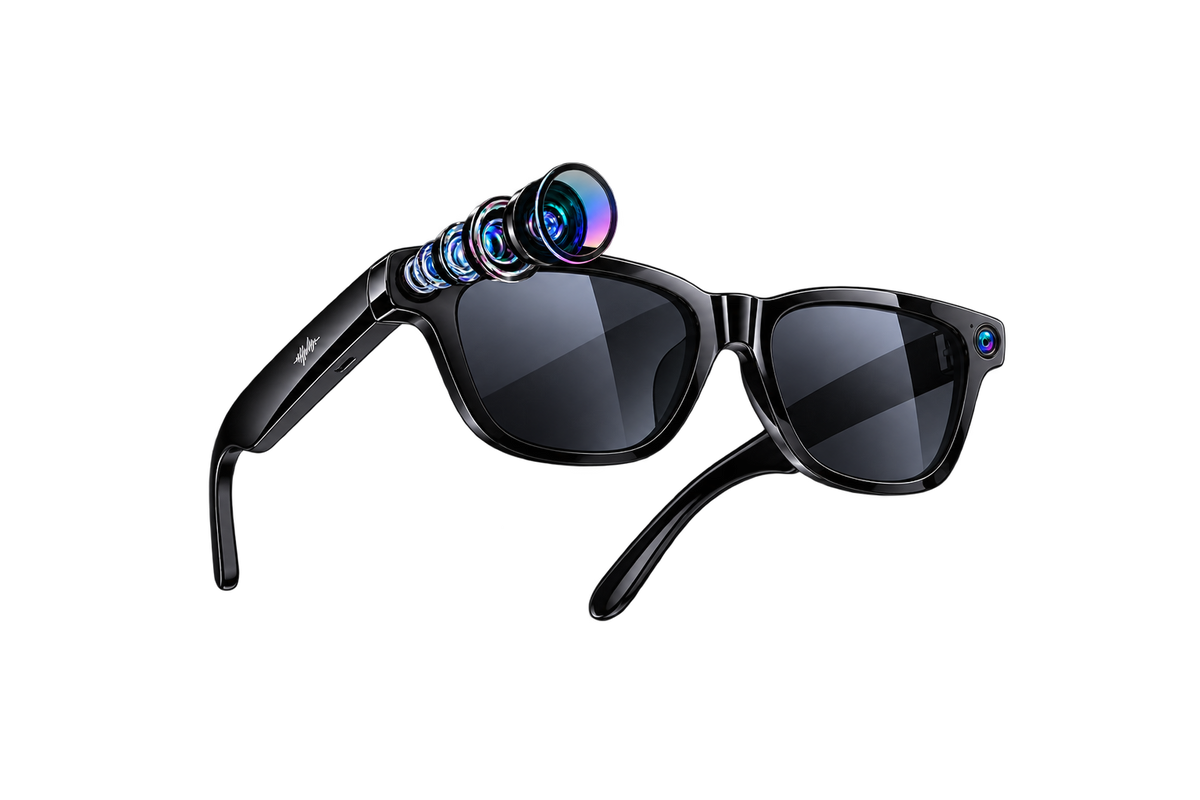 World Premiere 2026 New AI Shooting Glasses 4K HD 800W Pixels Camera Bluetooth Call Voice Assistant AI Translation Smart Glasses
