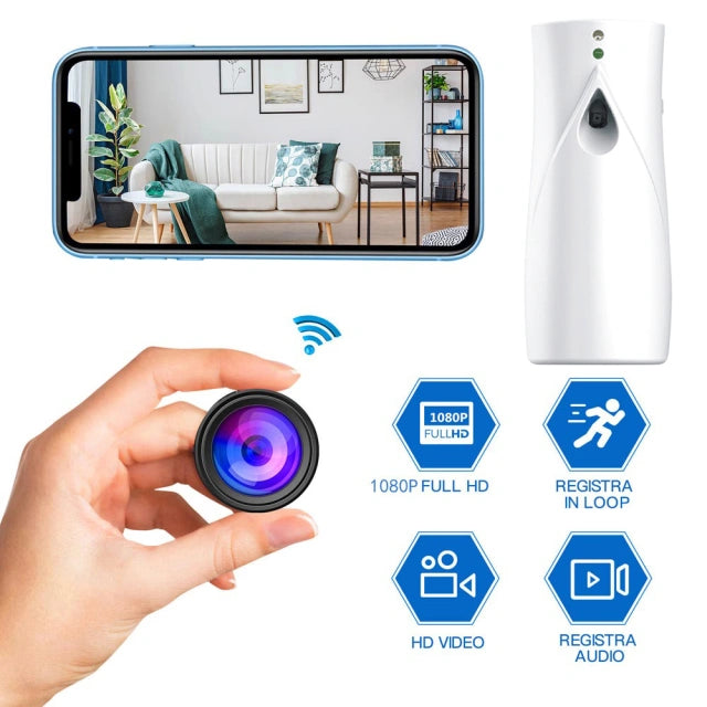 2024 Diffuser Camera, Motion Detection, Night Vision, Live Recording
